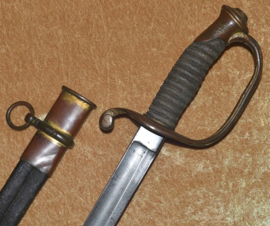 US Civil War M1850 Foot Officer's Sword - Image 2