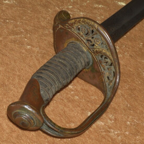 US Civil War M1850 Foot Officer's Sword - Image 4