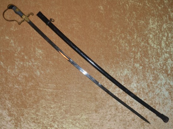 WWII Nazi German Army Heer Officer's Dove Head Sword - Image 8