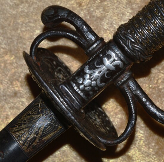 Silver Inlaid Transitional Rapier/Smallsword, Late 17th/Early 18th C - Image 5