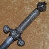 Silver Inlaid Pillow Sword, ca. 1660, Probably English - Image 2