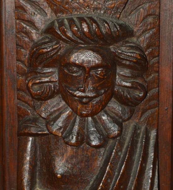 Historic English Oak Tester Bed from Podenhale Manor, 17th C and Later - Image 9