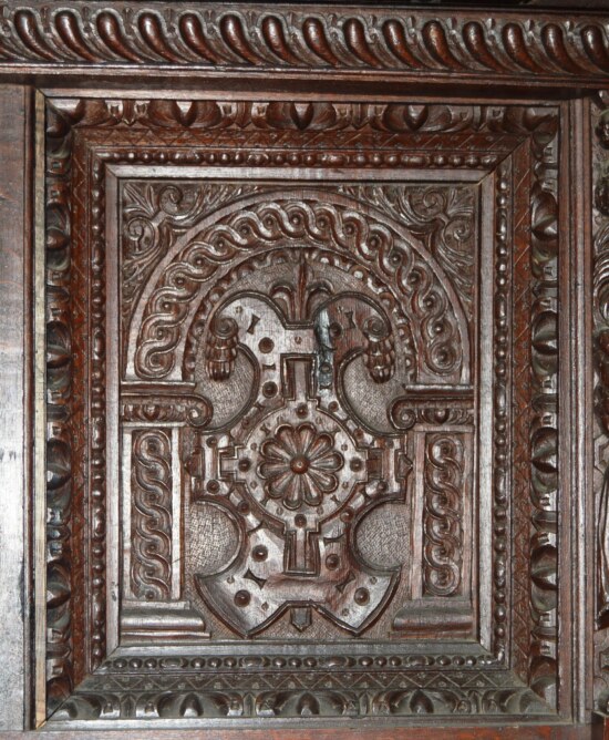 Historic English Oak Tester Bed from Podenhale Manor, 17th C and Later - Image 4