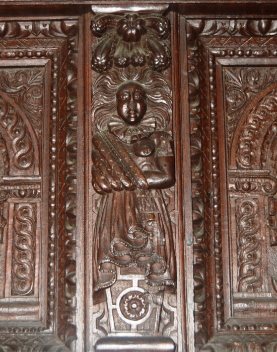 Historic English Oak Tester Bed from Podenhale Manor, 17th C and Later - Image 8