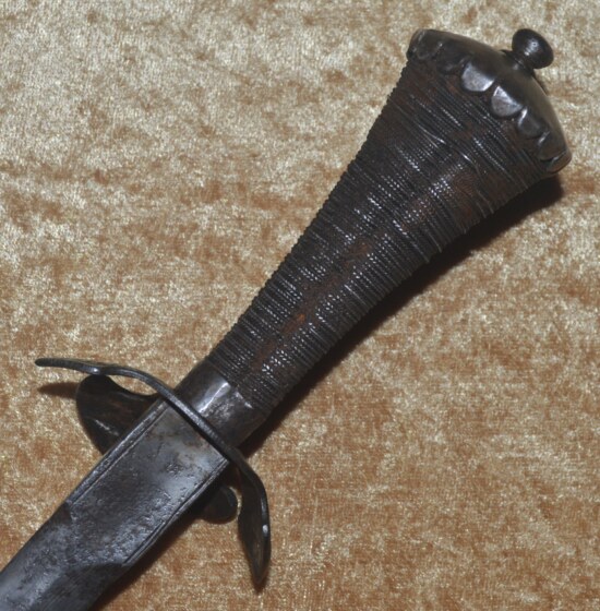 Late 16th C Landsknecht Dagger and Scabbard, Probably German - Image 4