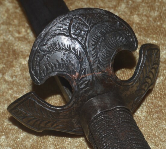 Late 16th C Landsknecht Dagger and Scabbard, Probably German - Image 5