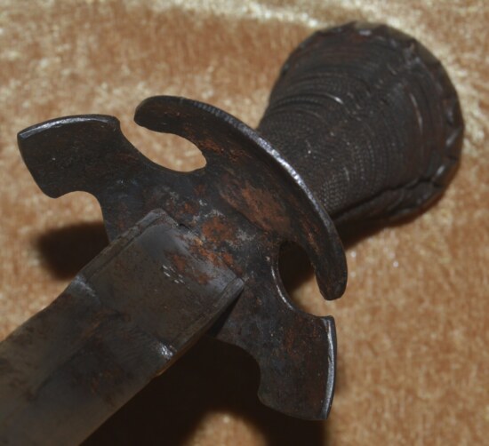 Late 16th C Landsknecht Dagger and Scabbard, Probably German - Image 6