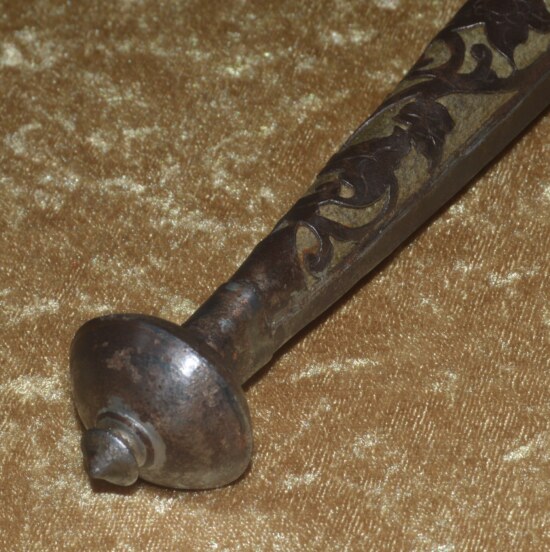 Late 16th C Landsknecht Dagger and Scabbard, Probably German - Image 9