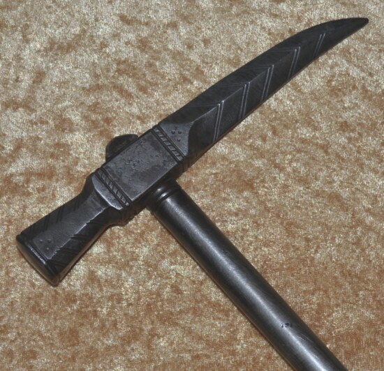 Fine German Warhammer, Late 16th C - Image 4
