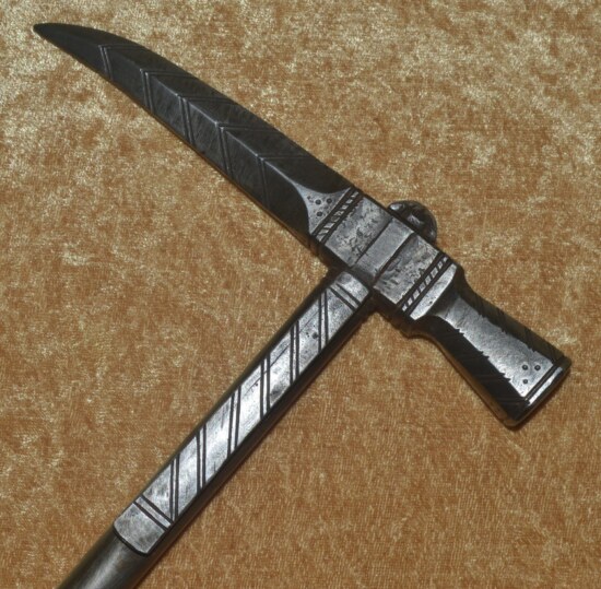Fine German Warhammer, Late 16th C - Image 3