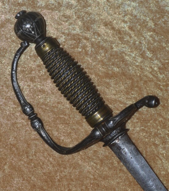 Silver Inlaid Transitional Rapier/Smallsword, ca. 1700