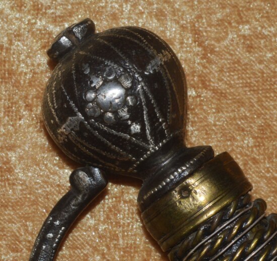 Silver Inlaid Transitional Rapier/Smallsword, ca. 1700 - Image 6