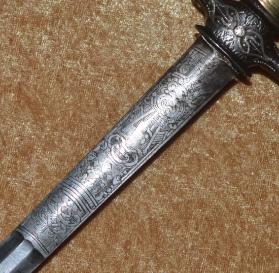 Silver Inlaid Transitional Rapier/Smallsword, ca. 1700 - Image 12