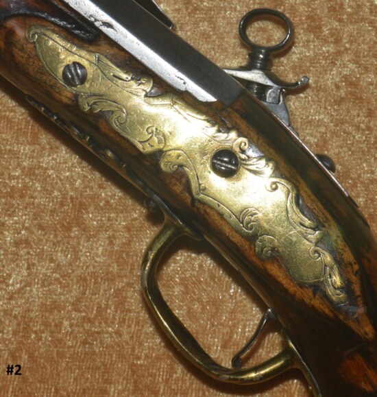 Pair of Italian Roman Lock Pistols, ca. 1700 - Image 12