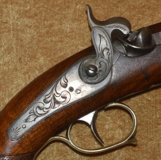 Cased Pair of Percussion Pistols, ca. 1850 - Image 5
