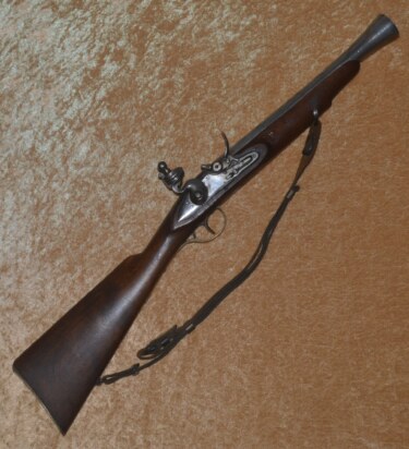 Belgian Flintlock Blunderbuss with Unusual Conversion, Early 19th C