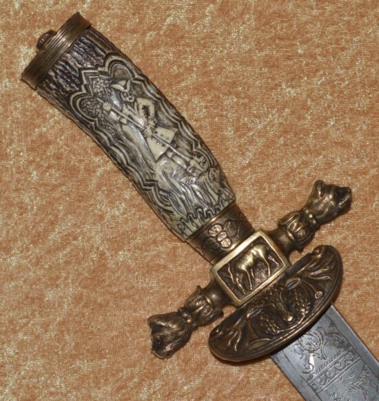 German Hunting Sword, 19th C