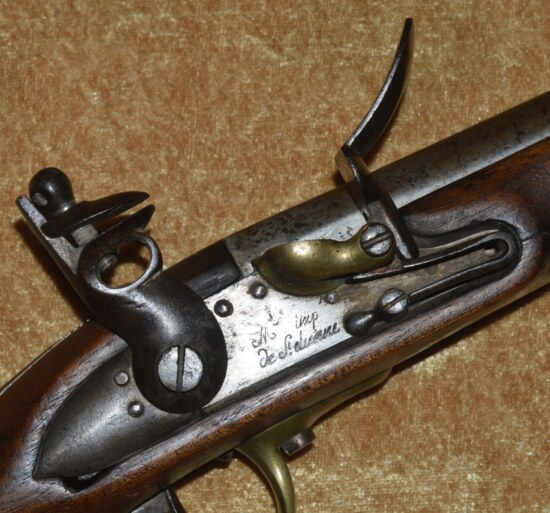French AN XIII Flintlock Pistol - Image 3