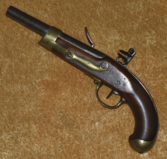 French AN XIII Flintlock Pistol - Image 2