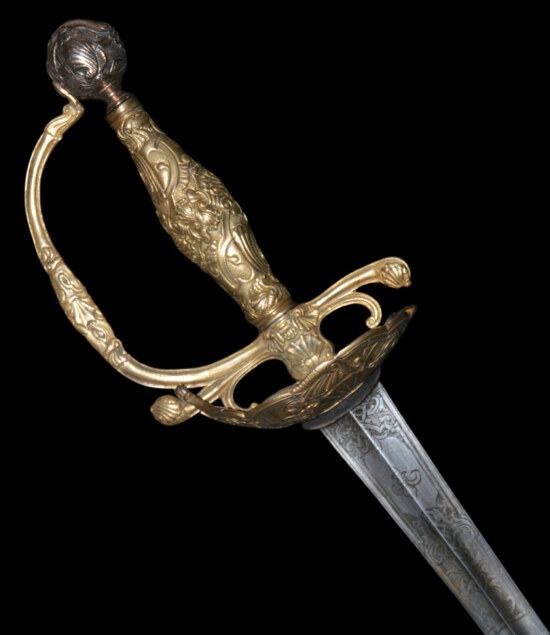 European Boat Hilt Smallsword, 3rd Quarter 18th C