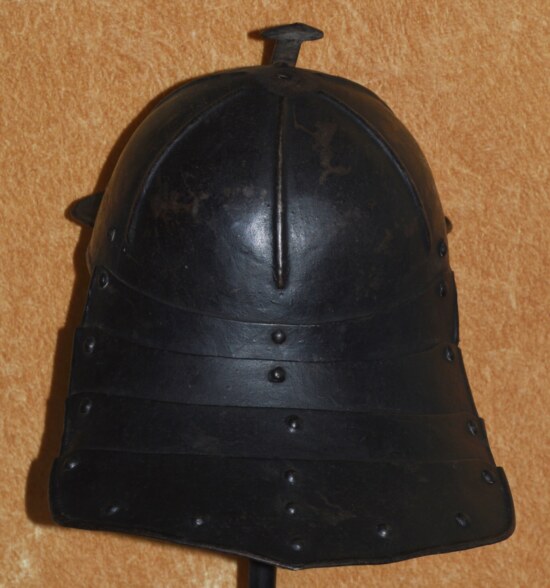 German Zischagge, “Lobster Tail” Helmet, ca. 1620 - Image 3