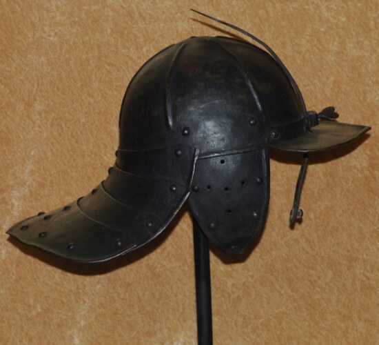 German Zischagge, “Lobster Tail” Helmet, ca. 1620 - Image 4
