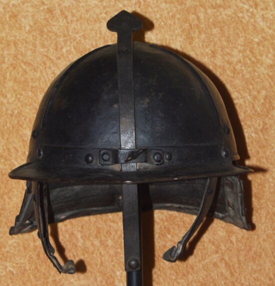 German Zischagge, “Lobster Tail” Helmet, ca. 1620 - Image 5