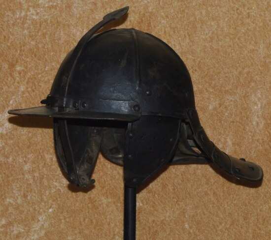 German Zischagge, “Lobster Tail” Helmet, ca. 1620 - Image 6