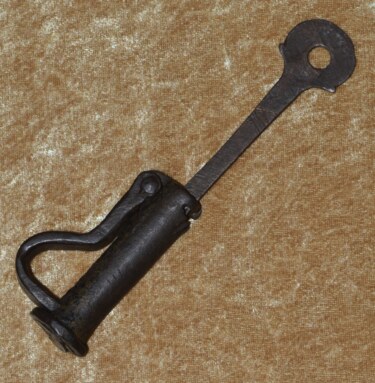 German Padlock with Key, 17th/18th C
