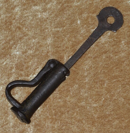 German Padlock with Key, 17th/18th C