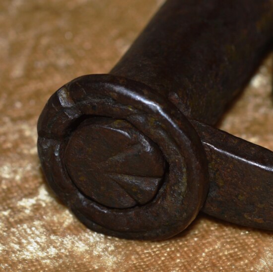German Padlock with Key, 17th/18th C - Image 6