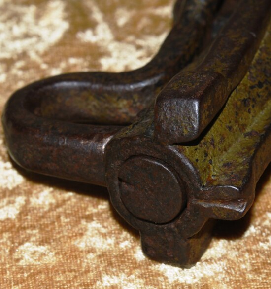 German Padlock with Key, 17th/18th C - Image 6