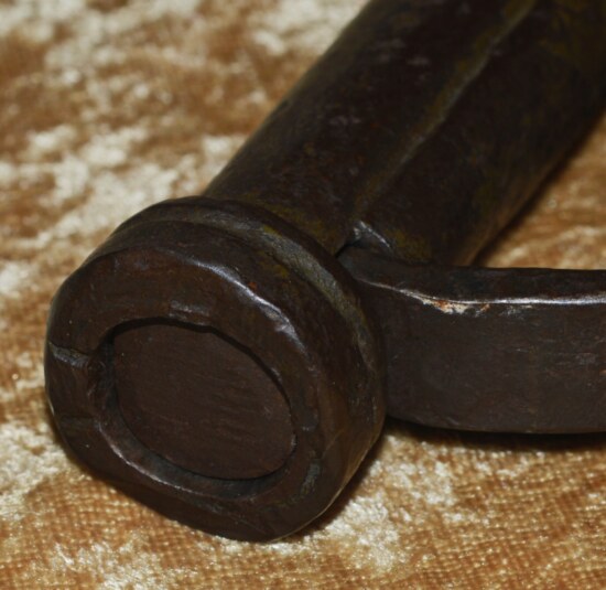 German Padlock with Key, 17th/18th C - Image 7