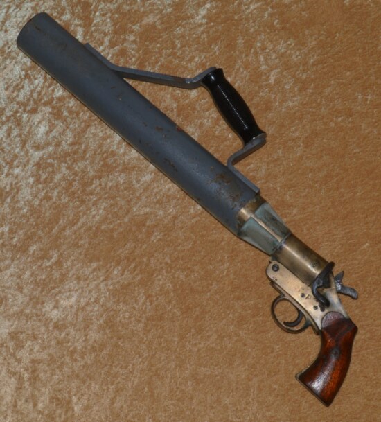 WWII Era British Shermuly Line-Throwing Pistol