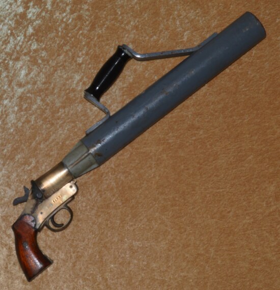 WWII Era British Shermuly Line-Throwing Pistol - Image 2