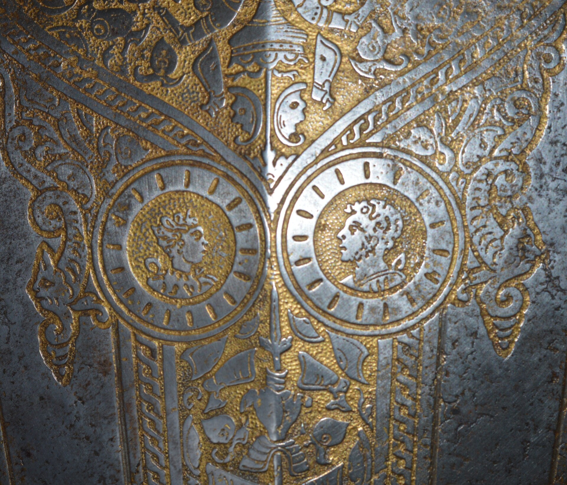 North Italian Etched and Gilt Breastplate, ca. 1580 - Image 2