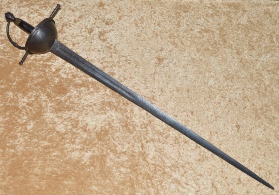 Scarce Portuguese Cuphilt Rapier/Broadsword, Mid-17th C - Image 9