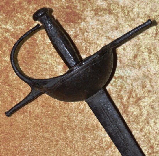 Caribbean Pattern Bilbo Broadsword, ca. 1700