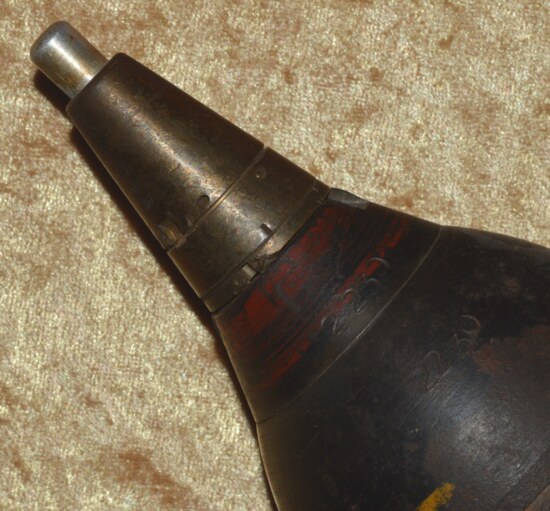Japanese WWII Type 100 High Explosive Mortar Round, Inert - Image 4