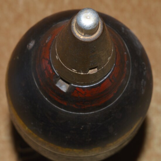 Japanese WWII Type 100 High Explosive Mortar Round, Inert - Image 6