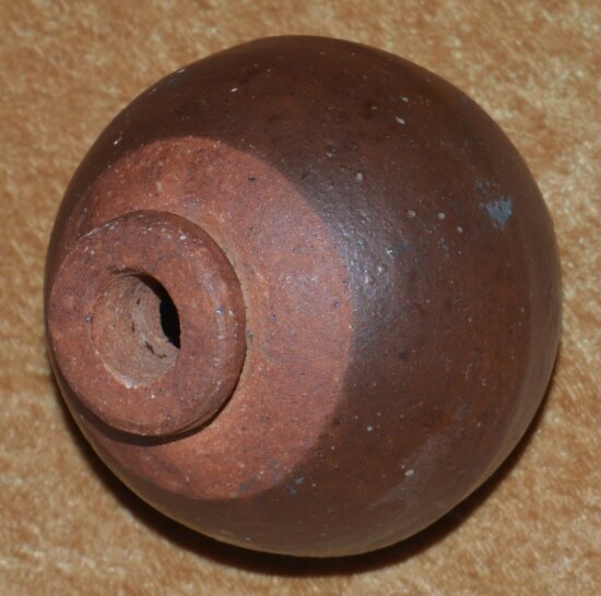 WWII Imperial Japanese Type 4 Ceramic Hand Grenade, Inert - Image 2