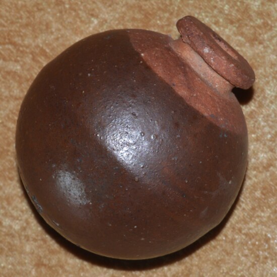 WWII Imperial Japanese Type 4 Ceramic Hand Grenade, Inert - Image 5