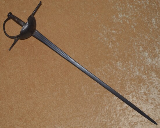 Caribbean Pattern Bilbo Broadsword, ca. 1700 - Image 9