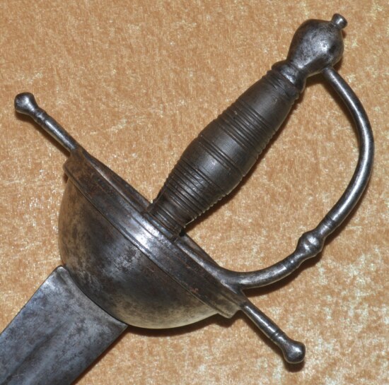 Spanish or Portuguese Cuphilt Bilbo Broadsword, Early 18th C - Image 2
