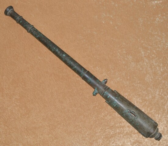 Spanish or Portuguese Breech Loading Bronze Cannon Barrel, 16th C - Image 4