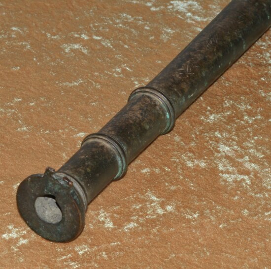 Spanish or Portuguese Breech Loading Bronze Cannon Barrel, 16th C - Image 2