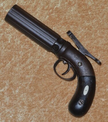 Stocking & Company Single Action Pepperbox Pistol. ca. 1850