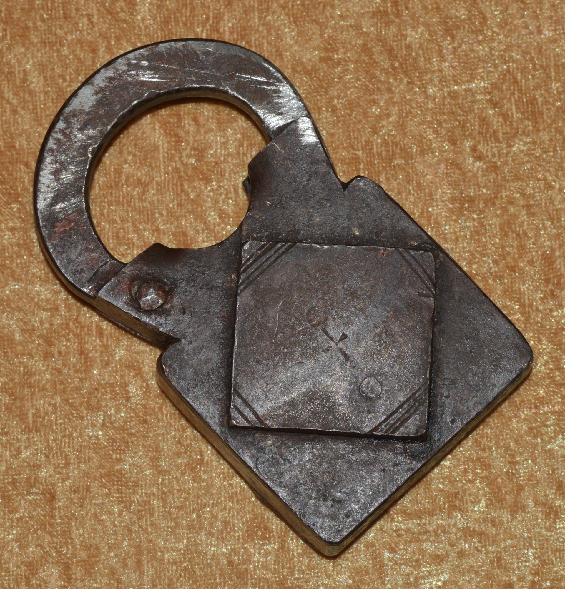 German Padlock with Key, 18th C - Image 5