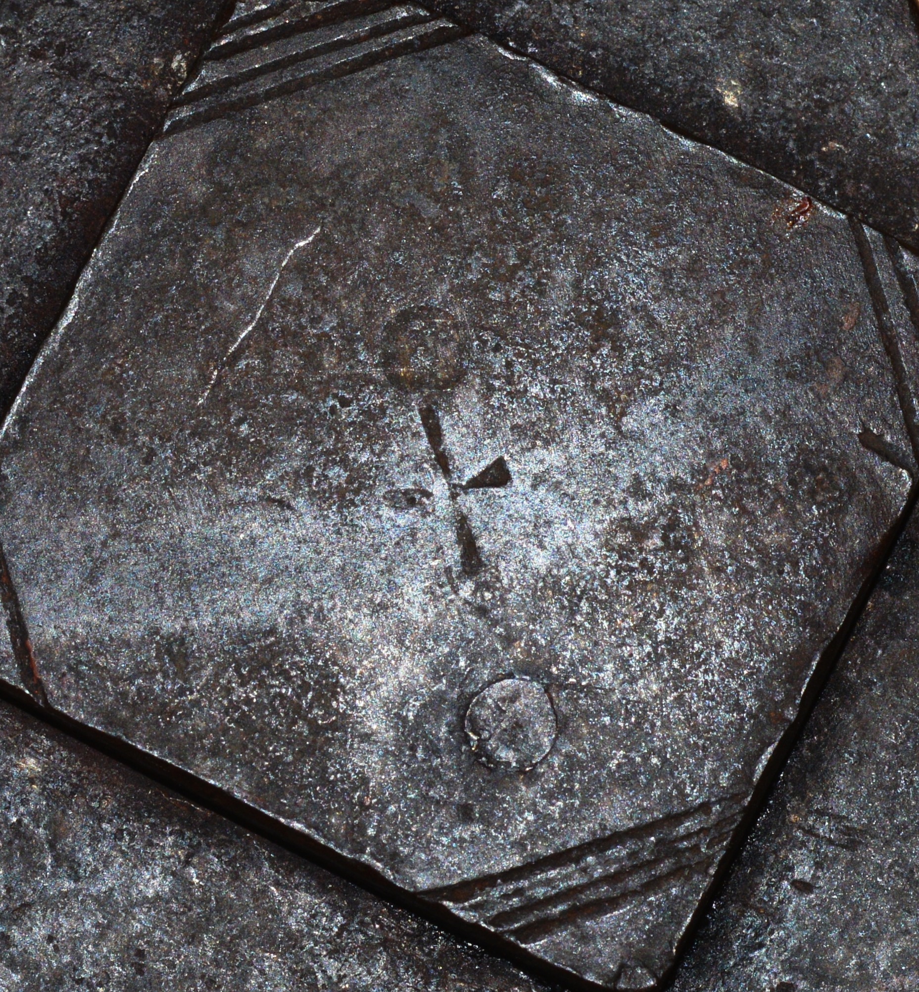 German Padlock with Key, 18th C - Image 8