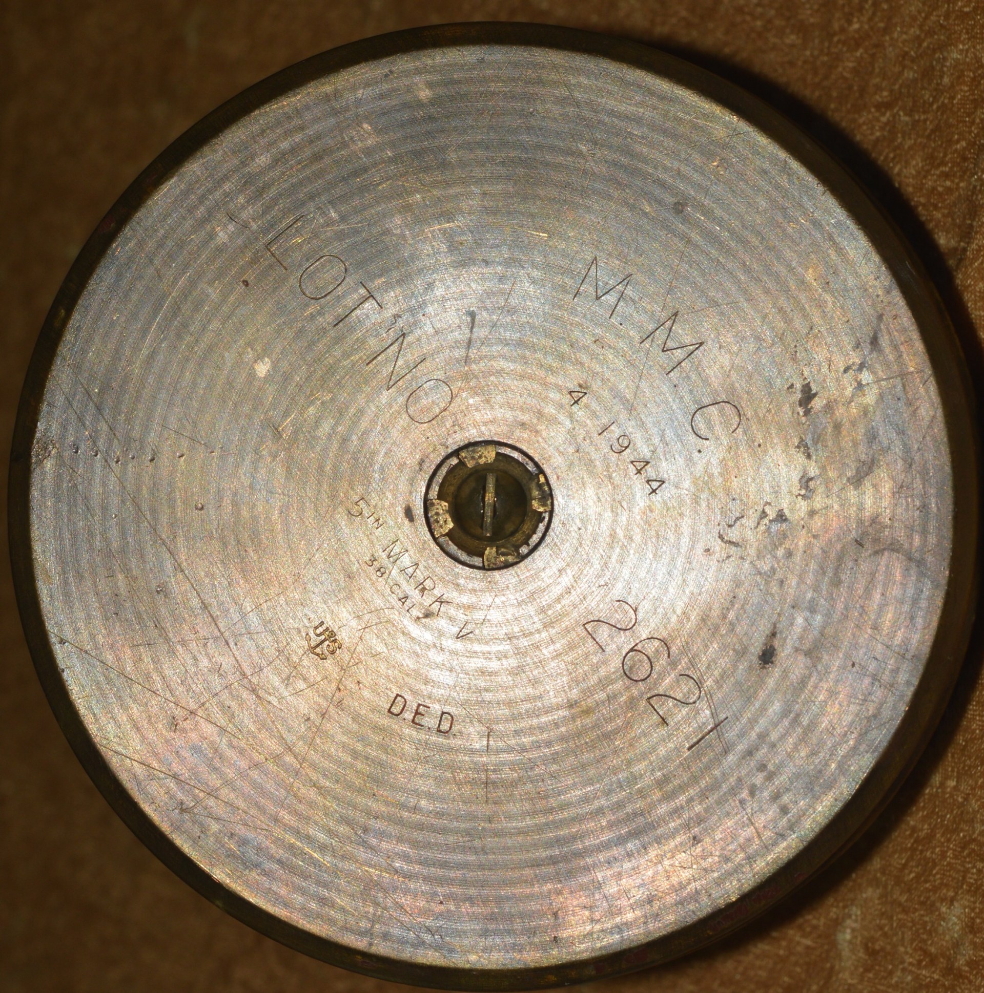 Presentation WWII US Trench Art Ash Tray - Image 2